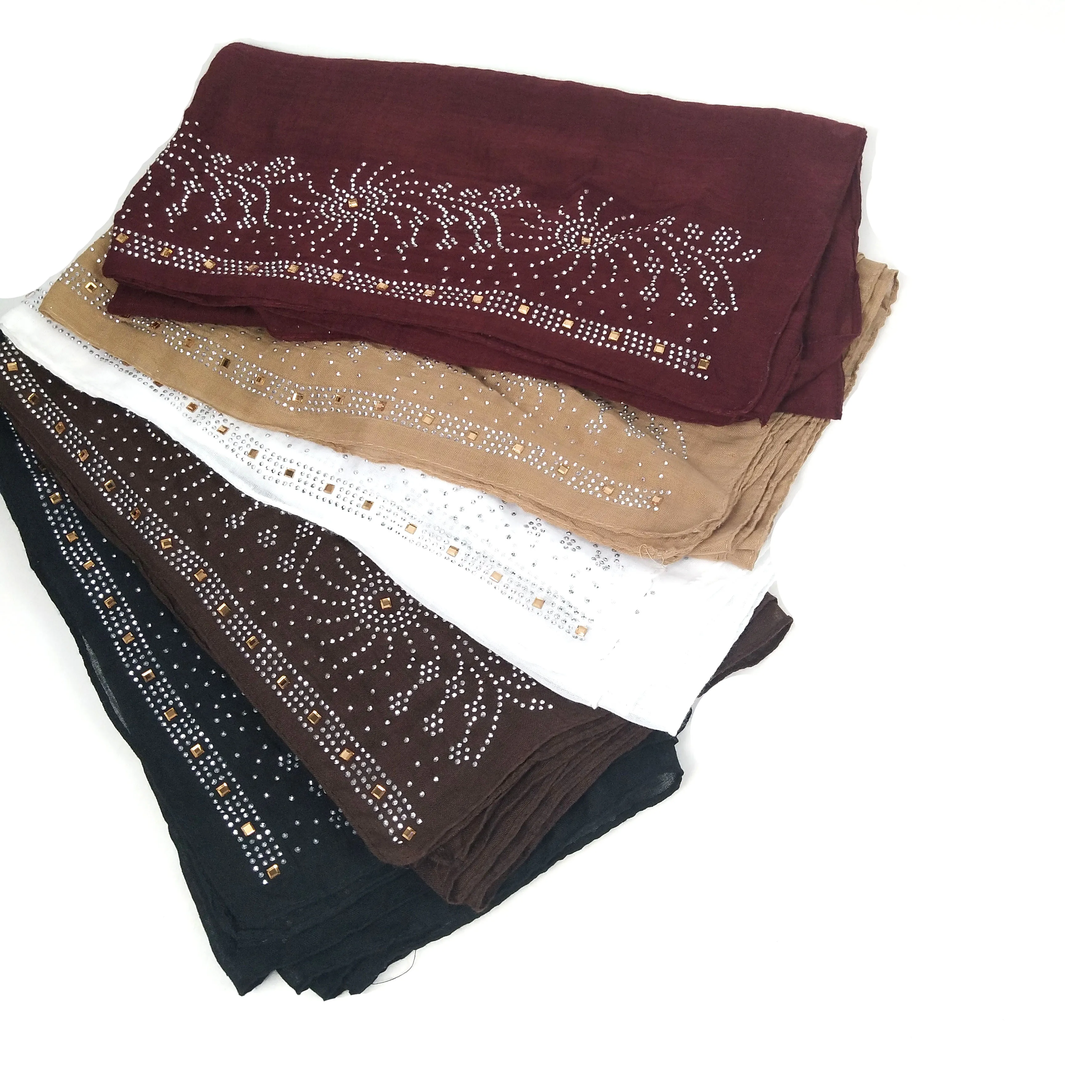 

N22 High quality diamond viscose hijab wrap shawls lady scarf headband 180*80cm 10pcs can choose colors