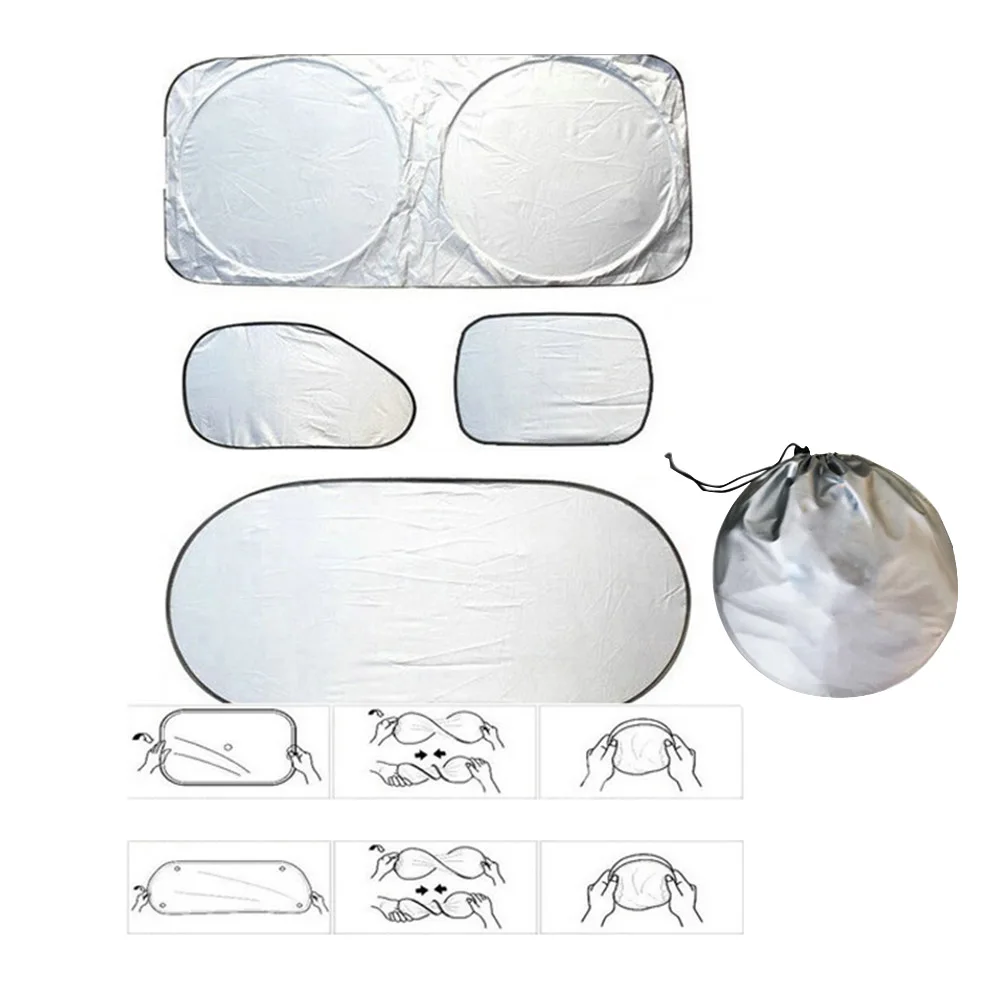 

6pcs/set Car Sun Shade Side Rear Window Shades UV Rays Sun Visor Protector Vehicle Windshield Sunshade