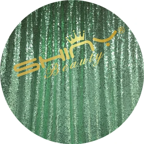 Бесплатная доставка 275cm 108 inch круглый зеленый блесток скатерть Shimmer светло