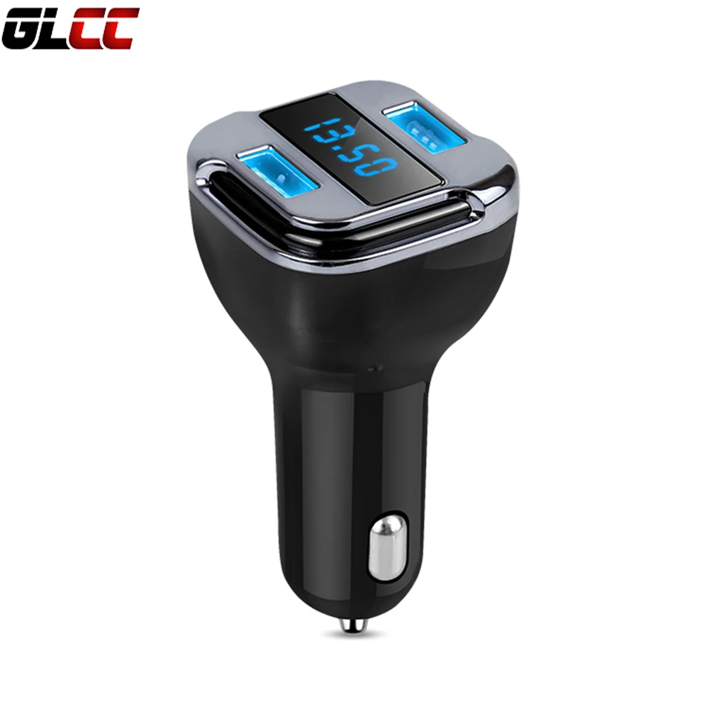 Автомобильное зарядное устройство с двумя USB портами автомобильный GPS трекер