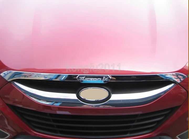 Передняя решетка для Hyundai IX35 Tucson 2010 2011 2012 2013 2014 ABS Chrome обшивка 1 шт. | Автомобили и