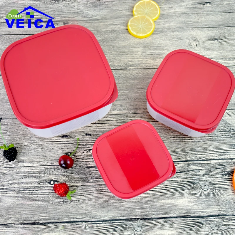 3 шт./лот герметичные контейнеры для пищевых продуктов прозрачный холодильник