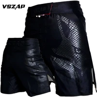 men shorts 2019 vszap brand fitness workout shorts mma muay thai fighting muscle training men shorts polyester quick drying