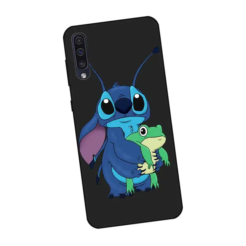 P213 стежка Magic черный силиконовый чехол для samsung Galaxy A6 A7 A8 A9 A10 A30 A40 A50 A60 A70 A80 A90 5G A20E