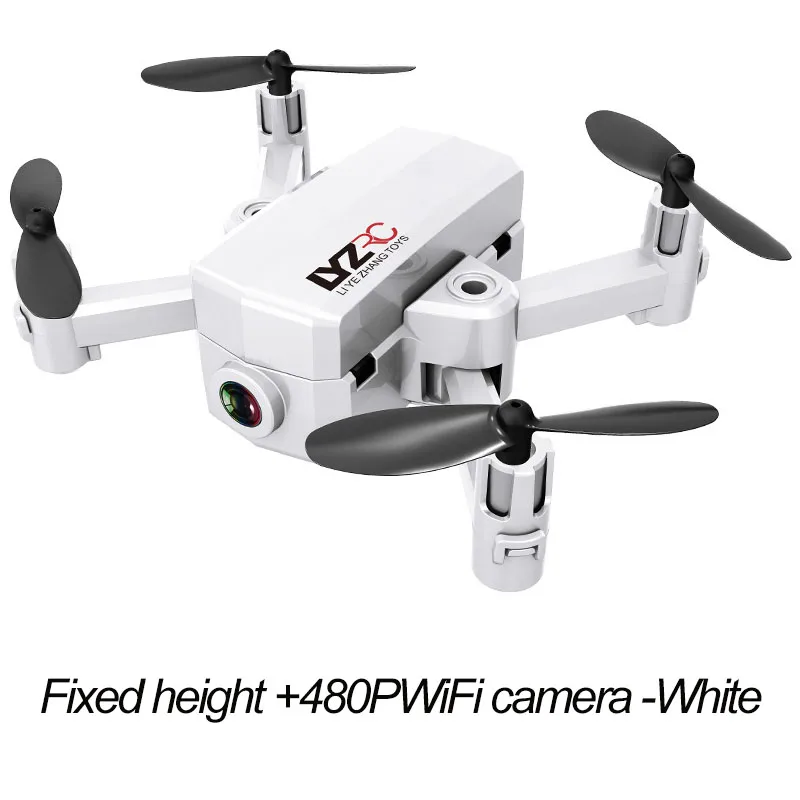 480p camera white Мини оптический воздушный Дрон с камерой hd 720p WiFi приложение управления RC Вертолеты красочные огни rc игрушки Радиоуправляемый игрушечный вертолет для детей - Цвет: 480p camera white