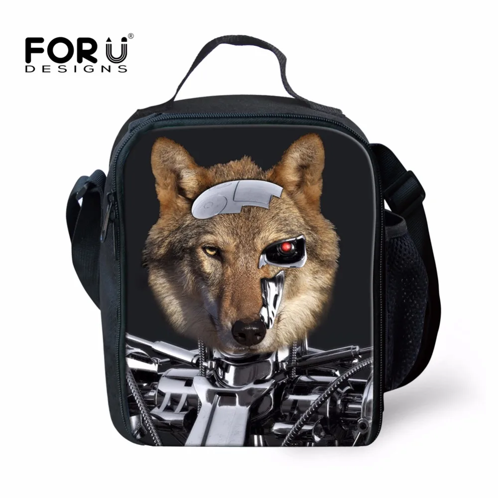 FORUDESIGNS/крутой Детский Малый мешок обеда Термоизолированный ланчбокс для девочек