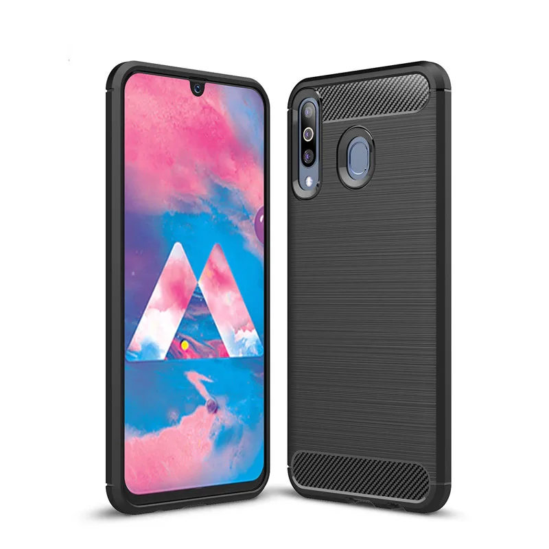 Мягкие силиконовые ТПУ чехлы для samsung Galaxy M30 чехол противоударное покрытие
