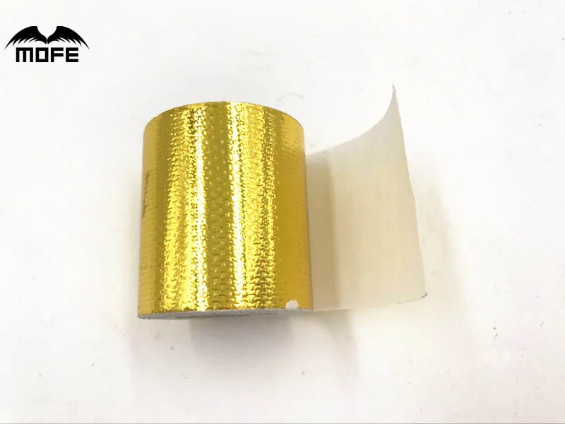 MOFE 2 &quotx 5 метров самоклеющиеся отражающие Золотой Теплоизоляционный барьер