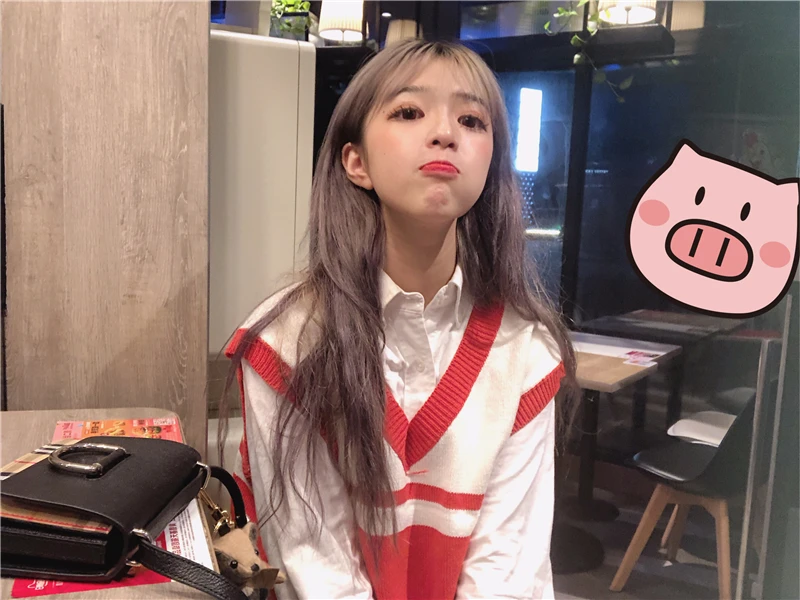 4 цвета Mihoshop Ulzzang Корейская женская одежда осень V воротник Повседневная