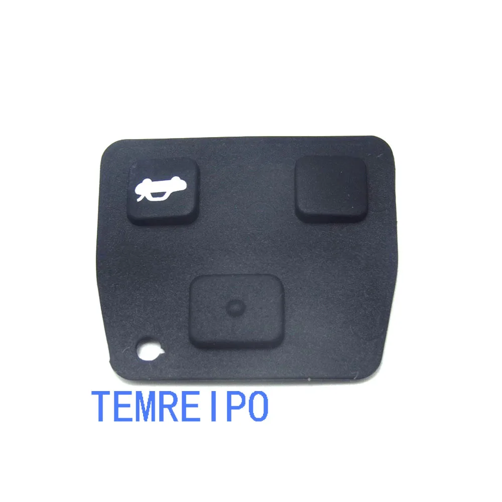 20pcs/lot Replacement Remote Key Silicon Rubber Pads 2 3 Buttons Car For Toyota Avensis Corolla Lexus RVA4 | Автомобили и