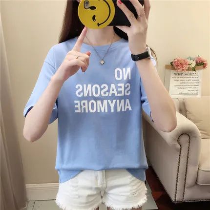 Женская футболка модная с коротким рукавом Новинка лета 2019 | одежда