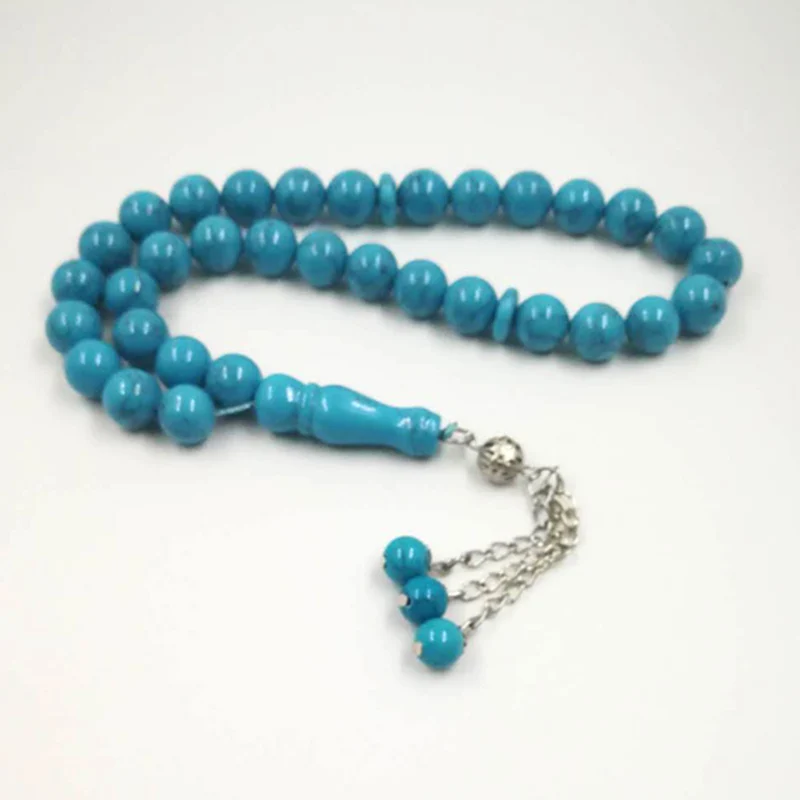 Мужские бирюзовые бусины Misbaha Tasbih молитвенные из 33 камней четки | Украшения и