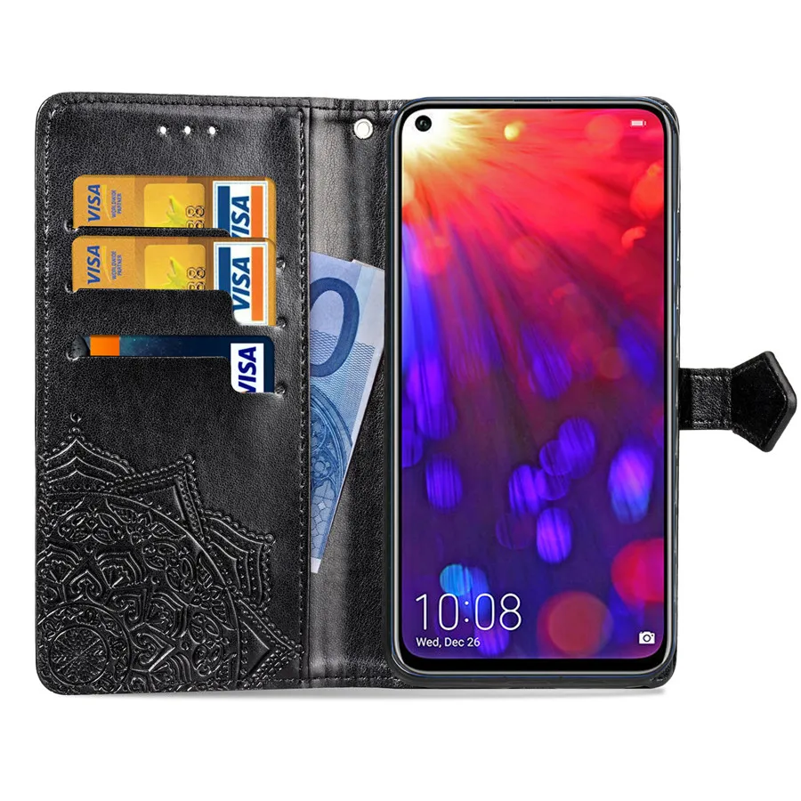 Флип кейс из искусственной кожи для V20 P20 P30 LITE Pro чехол кошелек с отделениями карт