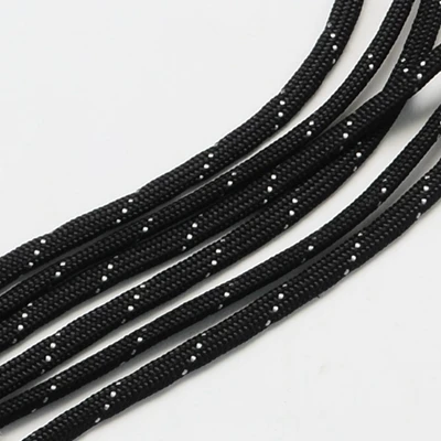 Black 4 MM Rock шнуры для альпинизма, футболка из полиэстера и полипропилена Paracords для самостоятельного изготовления ювелирных изделий Выводы; около 100 м/расслоение; 420~ 500 г/пучок - Цвет: Black
