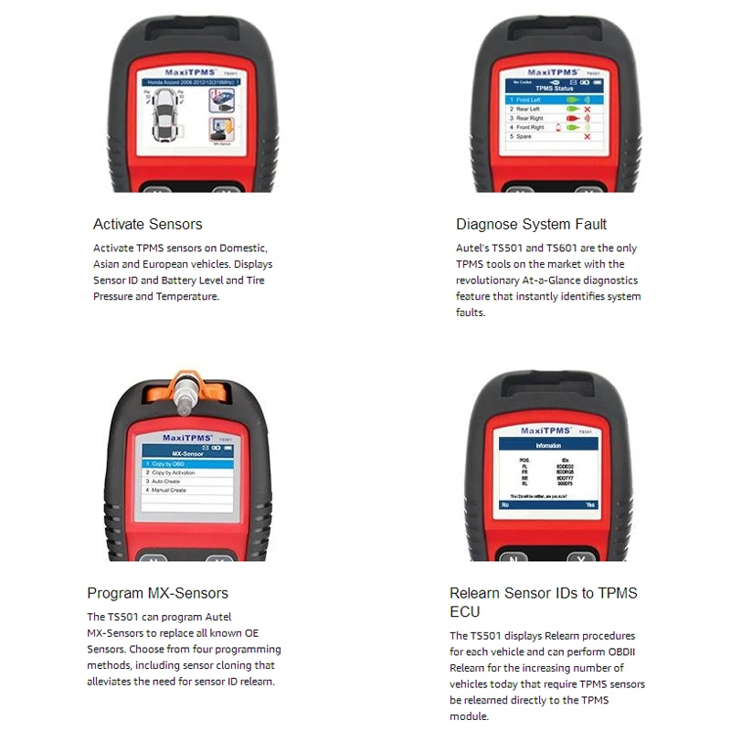 Autel OBD2 автомобиля диагностический инструмент TPMS активации ПРОФЕССИОНАЛЬНЫЙ