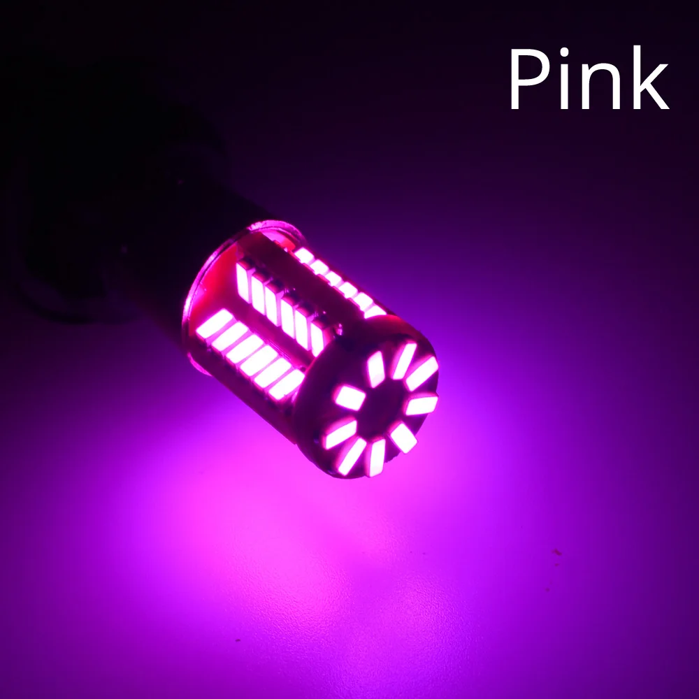 Pink 2X Авто Стайлинг авто светодиодный светильник Canbus 194 57SMD 4014 светодиодный светильник лампа без ошибок клиновой светильник светодиодный автомобильный боковой светильник - Испускаемый цвет: Pink