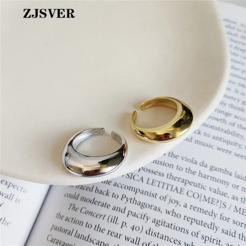 ZJSVER корейские ювелирные изделия кольцо из стерлингового серебра 925