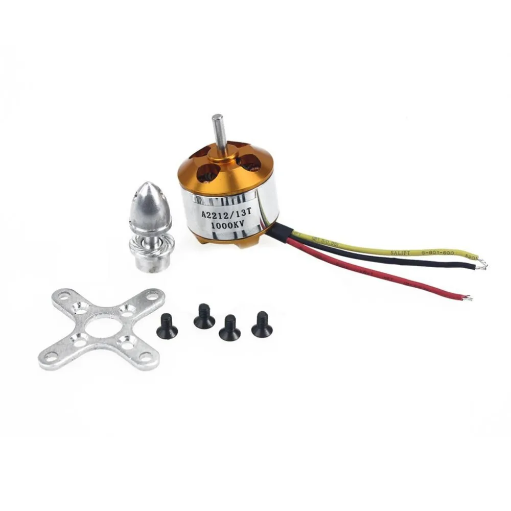 F02015 4 шт A2212 1000KV бесщеточный мотор с внешним ротором 13T для радиоуправляемого
