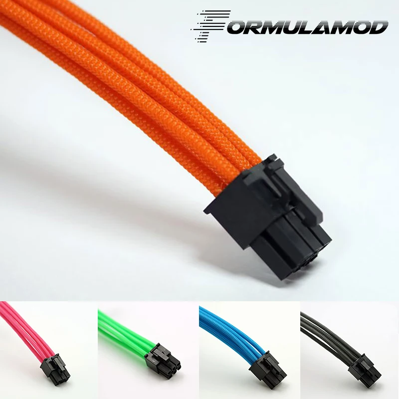 FormulaMod Fm PCI6P B PCI E 6Pin GPU удлинитель питания материнская плата 18AWG многоцветные