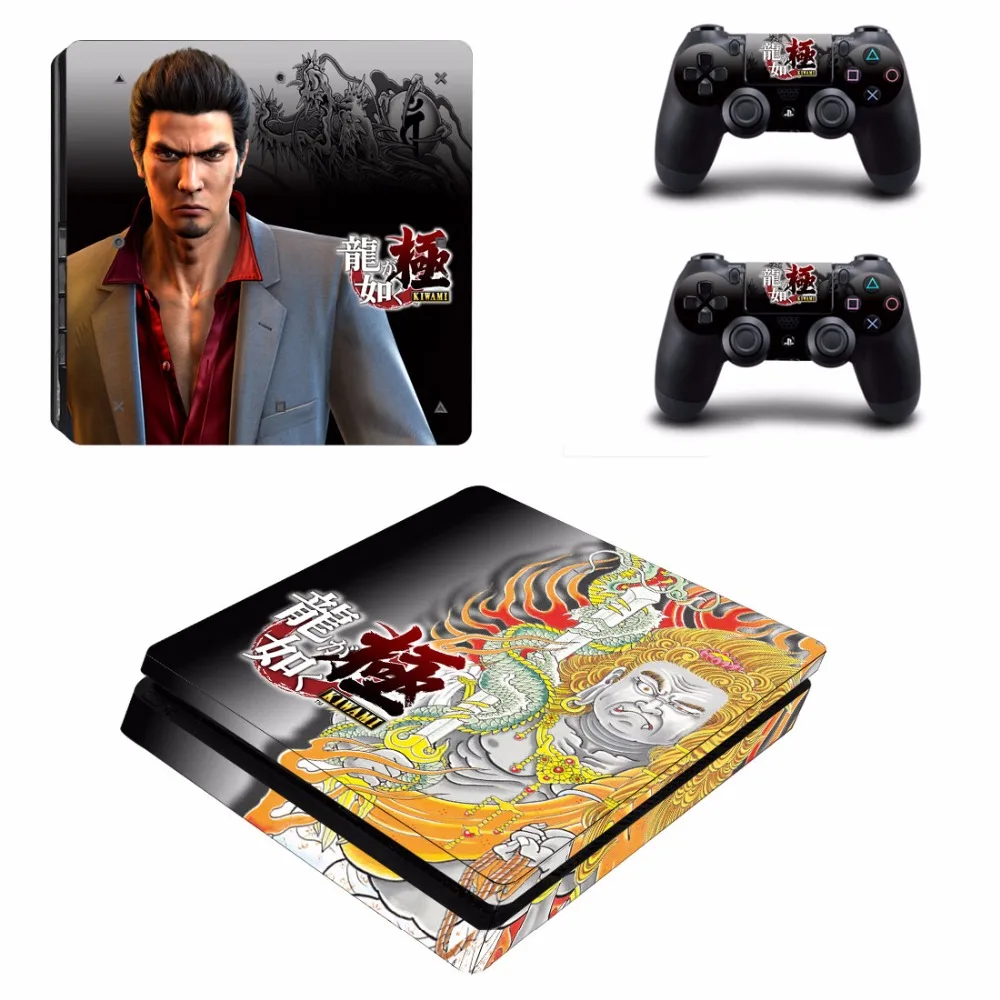 Игра якудзы Kiwami 2 PS4 тонкая кожа Стикеры для Sony Игровые приставки 4 консоли и