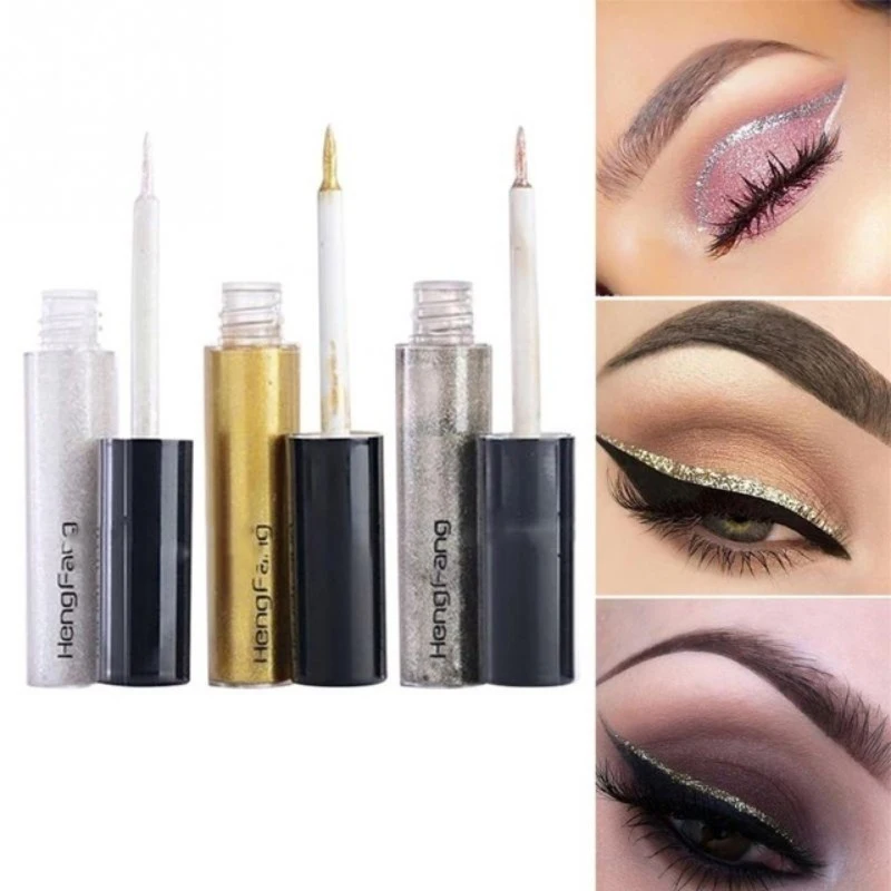 1 шт. Новая модная блестящая подводка для глаз женщин легкая в нанесении