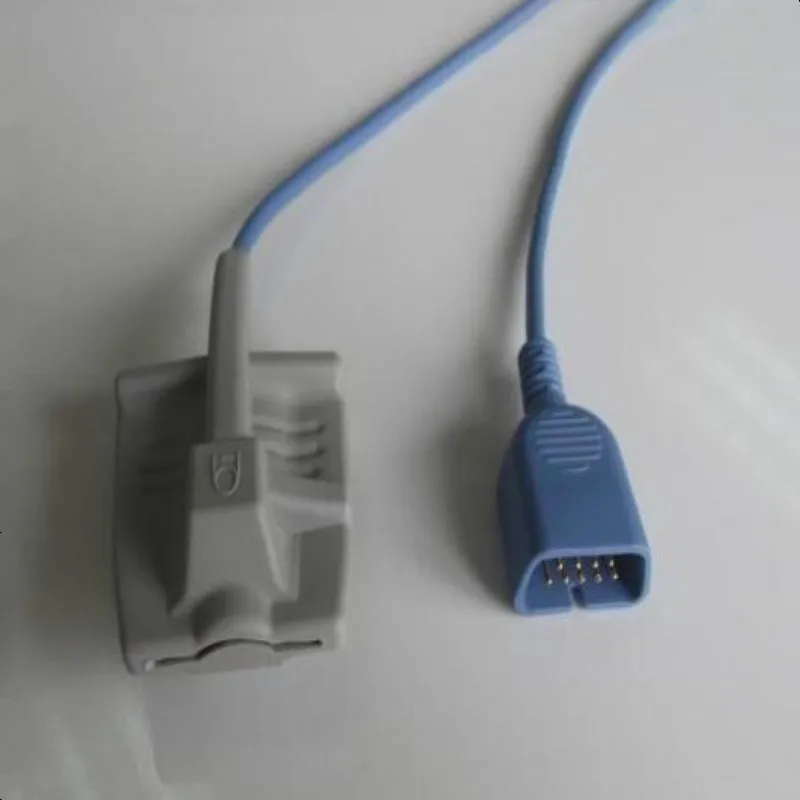 Совместим с Nihon Kohden BSM Series DB9 Pin взрослый силиконовый Spo2 датчик пульса оксиметр