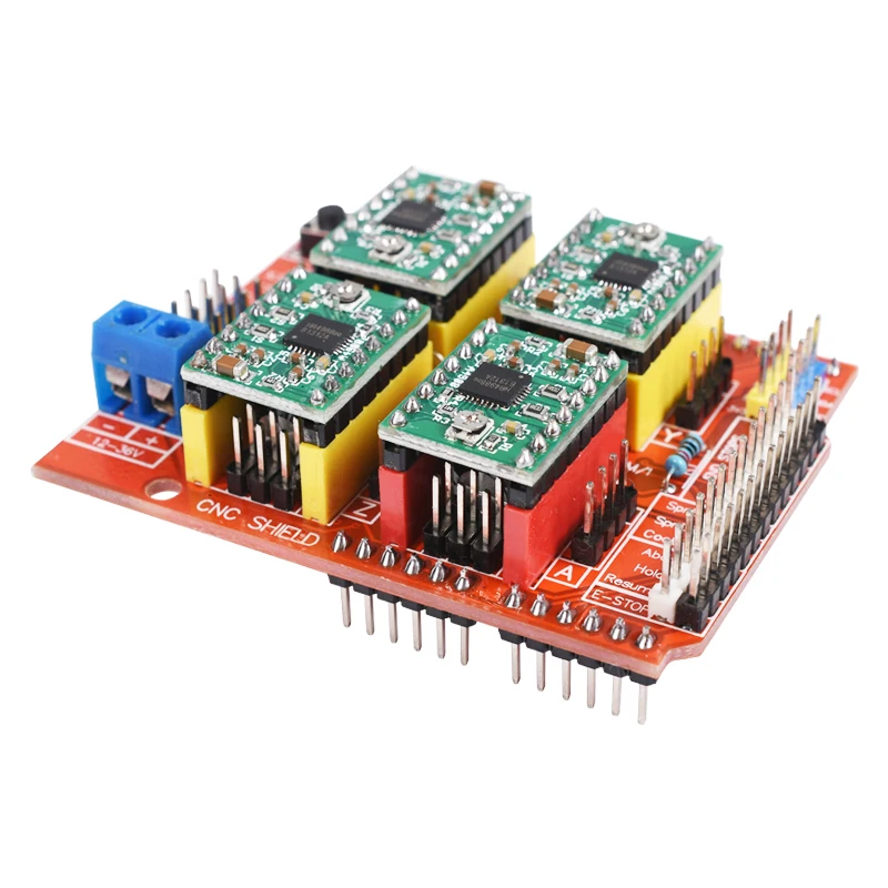 Плата расширения экрана ЧПУ V3.0 + плата UNO R3 USB 4 шт. A4988/DRV8825 Драйвер шагового