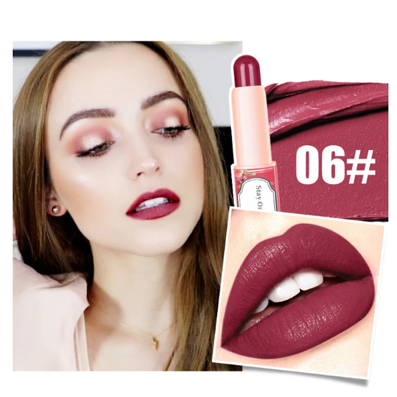 Kissbeauty, 6 цветов, Увлажняющая губная помада, ручка, Золотая помада, легко носить, Питательная, долговечная, водостойкая, не оставляющая следов, 1 шт - Цвет: 6