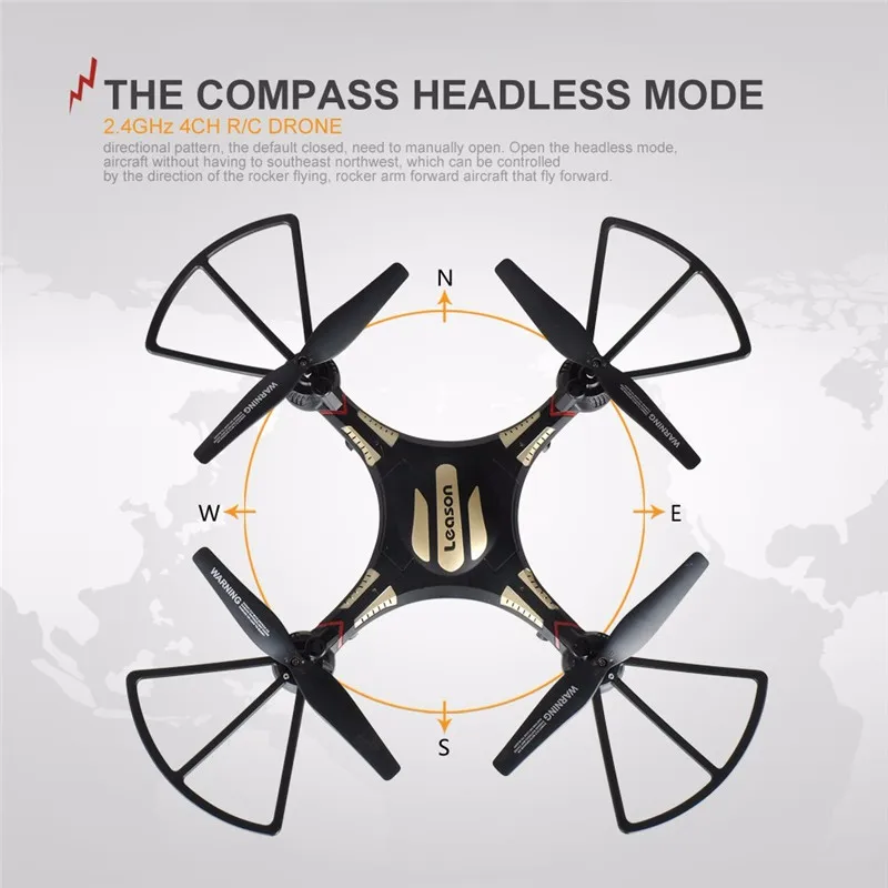 Профессиональный RC пульт дистанционного Drone Quadcopter с Камера HD 720P Набор