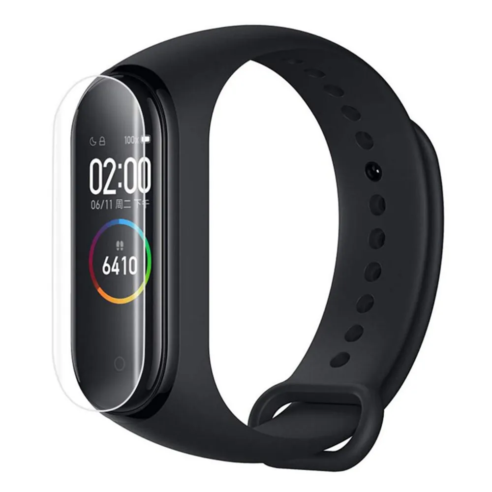 50-100 шт. Лидер продаж Mi Band 4 для Xiaomi защита экрана Miband4 HD ультратонкая пленка против