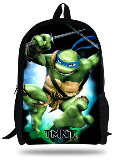16-дюймовый Mochila Infantil Черепашки Ниндзя рюкзак для девочек-подростков; надпись Boys Hero детские школьные рюкзаки, детские рюкзаки, он-лайн для От 7 до 13 лет - Цвет: Прозрачный
