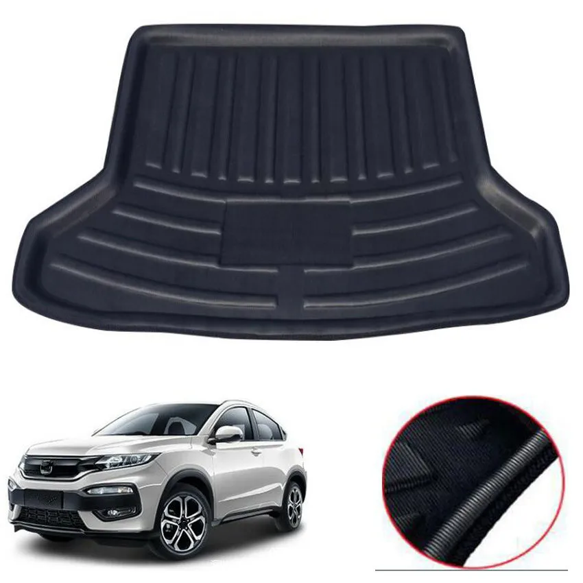 For HONDA HR-V HRV VEZEL 2014-2018 Car Cargo Liner Interior Accessories Rear Trunk Mat Protective Car-covers Styling