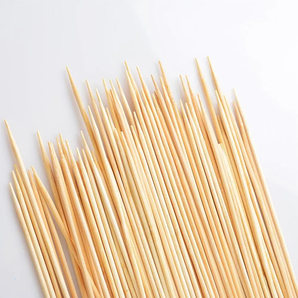 1 шт. в упаковке для барбекю на открытом воздухе Пикник бамбуковые шампуры гриля