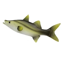 gresorth 12 inch fake sea bass artificial perch fish decoration for home house christmas halloween festival