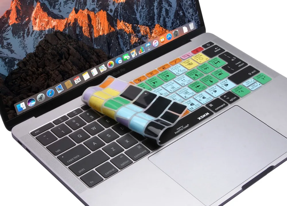 Чехол для клавиатуры XSKN Smart Skin Avid Pro Tools короткий рукав обучающий силиконовый