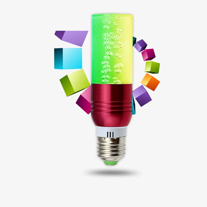 Светодиодный хрустальный светильник 85 265 в E27 RGB 16 цветов|led bulb|rgb led bulbe27 rgb bulb |