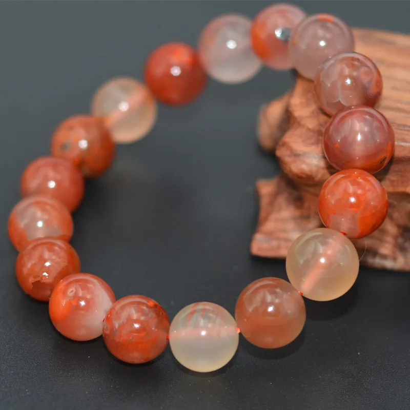 Сертифицированный шелковый браслет из натурального красного Южно-Красного