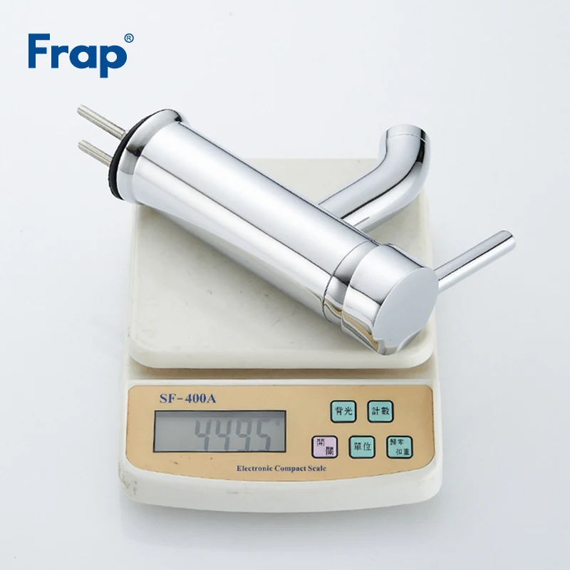 

Frap Bathroom Polished Basin Faucet Single Handle Wash Sink Tap Hot And Cold Water Mixer Faucets Torneira Silver Crane Y10174
