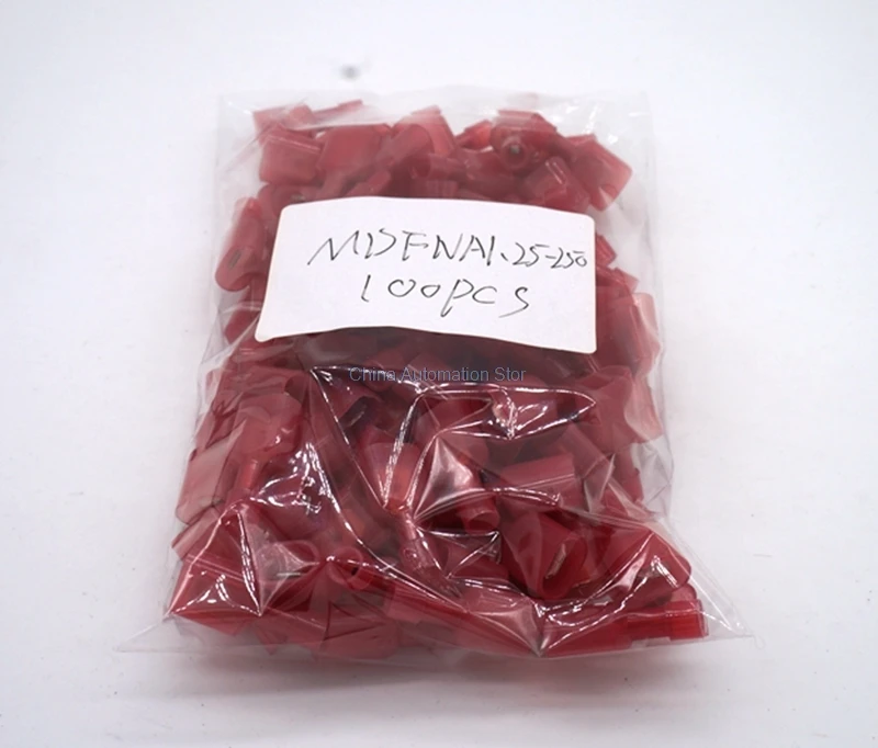 MDFN1.25 250 нейлоновый латунный мужской изолированный Spade соединительный кабель