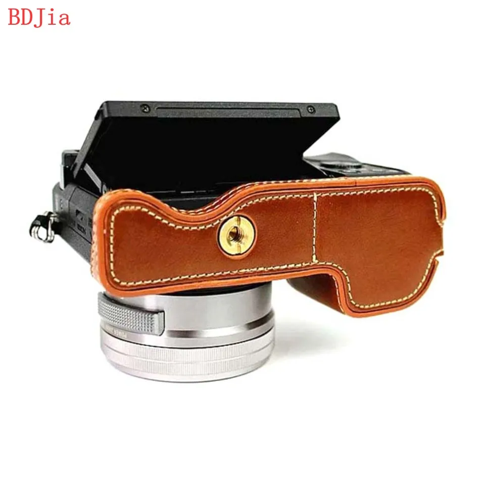 Новейший Модный чехол для камеры Sony из искусственной кожи A6500 с отделением