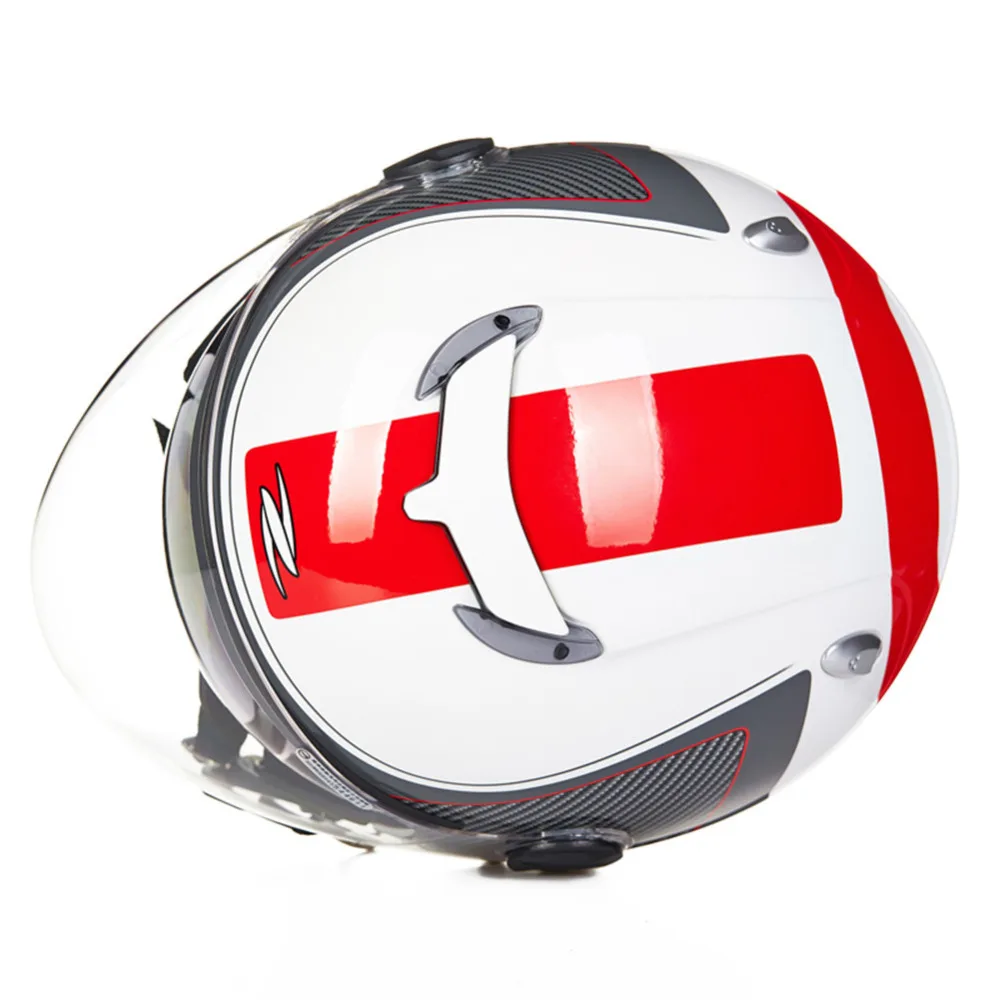 Высокое качество мотоциклетный шлем Двойные Козырьки с открытым лицом Capacete Da