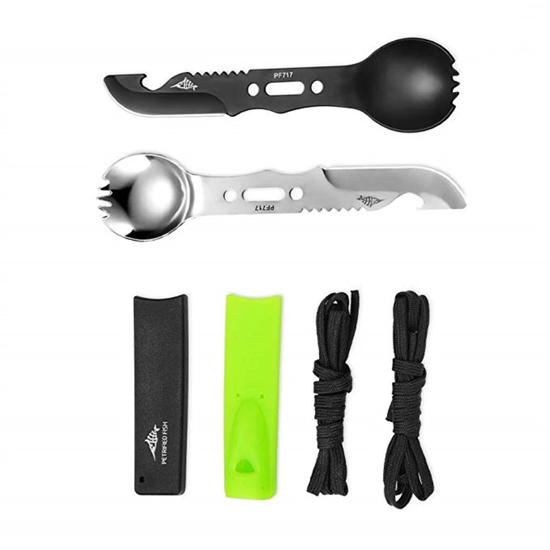 Комбинированный на открытом воздухе ложки вилки Ножи комплект свисток