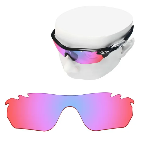 OOWLIT поляризованные Сменные линзы для-солнцезащитные очки Oakley Radarlock, края вентилируемый OO9183 солнцезащитные очки - Цвет линз: Cobalt Pink