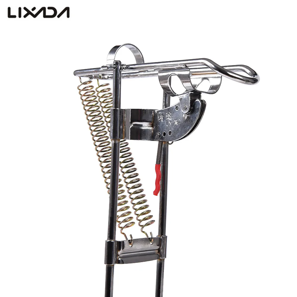 Автоматическая Нержавеющая сталь Рыбалка RodHolder двойная пружина наконечника