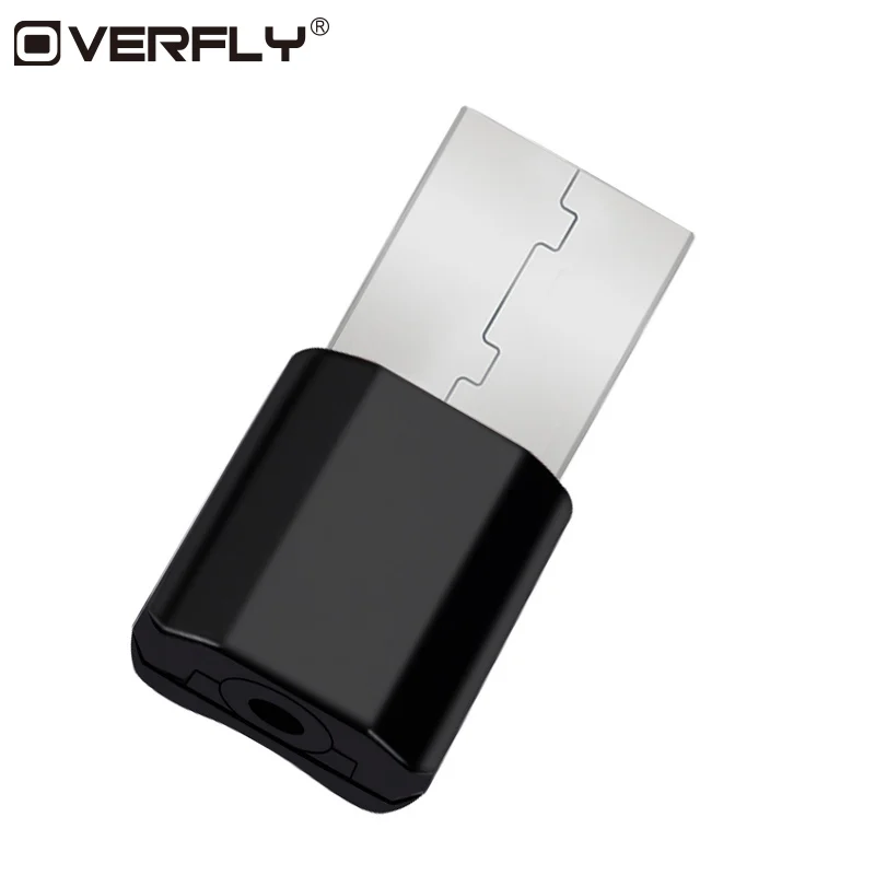 Overfly портативный приемник Bluetooth 3 5 мм разъем аудио AUX с принтом зеленый лист мини