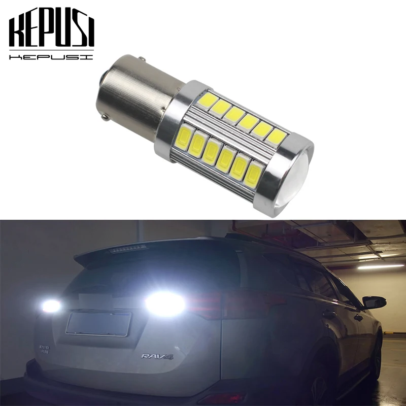 1 шт. 1156 BA15S P21W 33LED 5630 Автомобильная задняя лампа для VW MK3 MK4 Lavida Sagitar Touarge Touran Passat B6