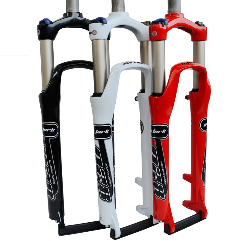 

PASAK P28 MTB Mountain Bike Bicycle Front Suspension Fork Lockable 26 inch Oil spring mechanical lock aluminum alloy