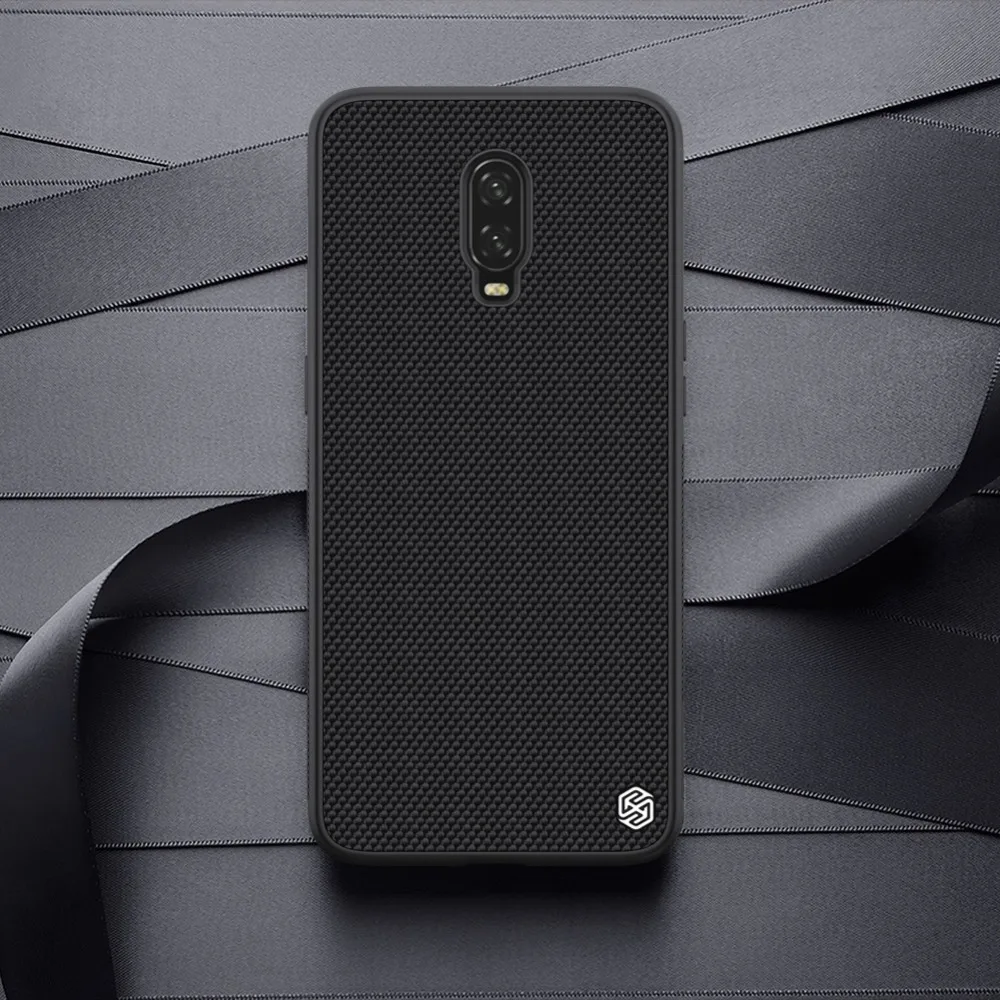 Nillkin нейлон PC Пластиковая Задняя крышка для Oneplus 6T Текстурированный чехол