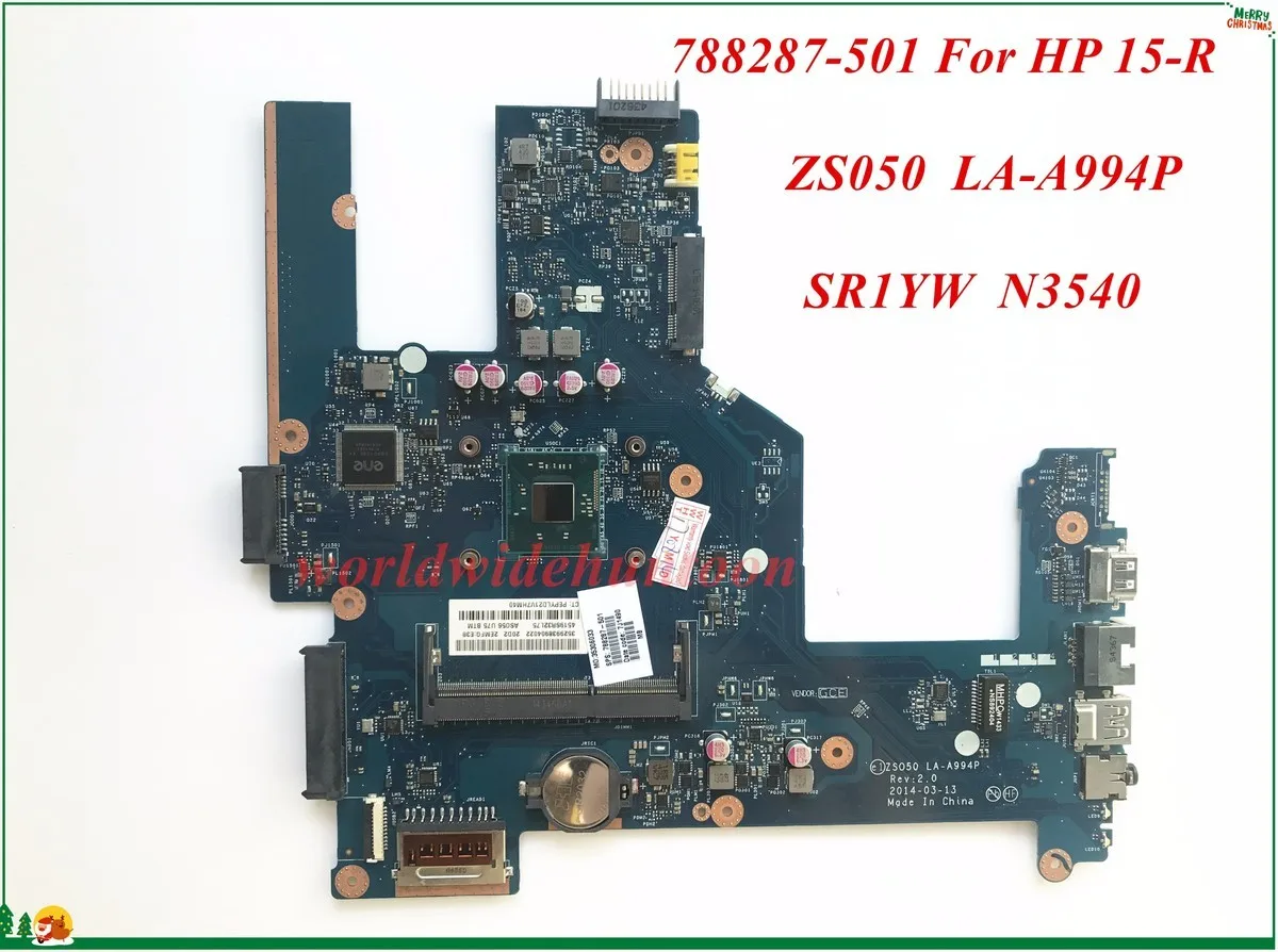 Оптовая продажа и высокое качество 788287 501 для HP 15 R материнская плата ноутбука ZS050