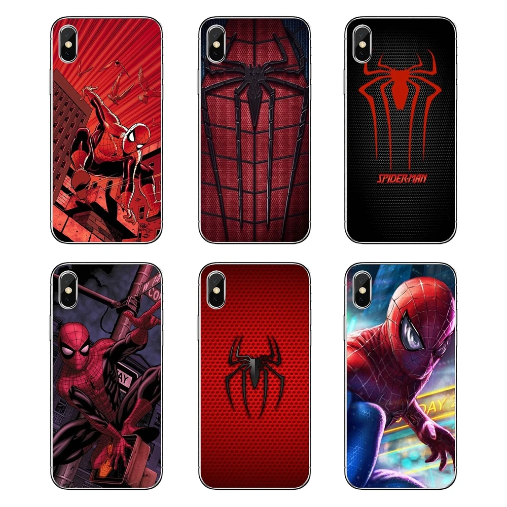 Человек-паук Marvel Hero DC Venom для Motorola Moto X4 E4 E5 G5 G5S G6 Z Z3 G3 C Play Plus мягкие прозрачные чехлы
